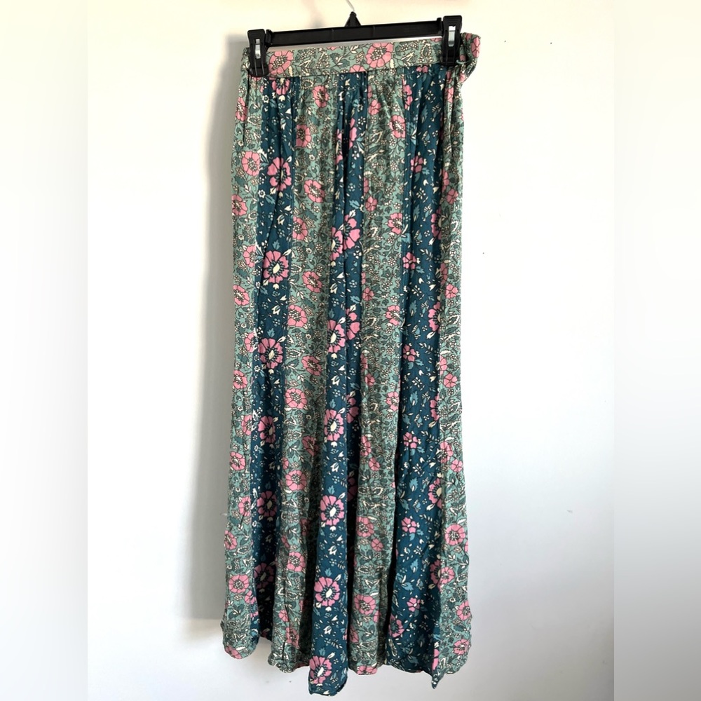 FREE PEOPLE Women’s Bali Sultry Bohemian Flare Pants-Sage Color-Size Small NWT - Picture 5 of 16